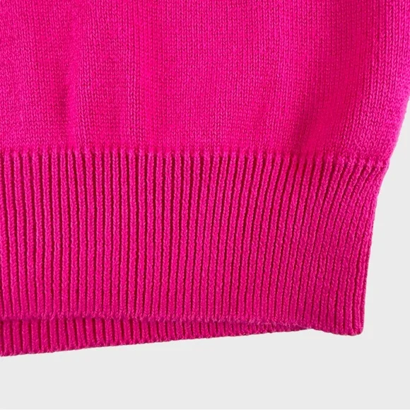 Express Pink V-Neck Sweatshirt - Picture 9 of 14
